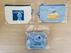 【新品未開封】パペットスンスン ポーチ 3点セット