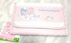 リトルツインスターズ マルチ収納ポーチ　キキララ　50周年