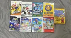 Wii Wii Uゲームソフト マリオ 9本セット