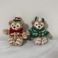 ダッフィー、シェリーメイ　ぬいぐるみバッジセット