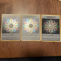 【中古】ポケモンカード レインボーエネルギー R 3枚セット