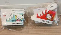 サンリオ　スニーカーマスコット　チャーム　キティ　ポチャコ　キーホルダー