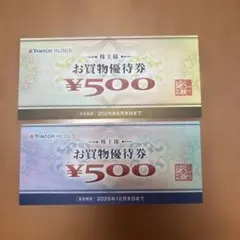 ヤマダ電機 株主優待 1000円分