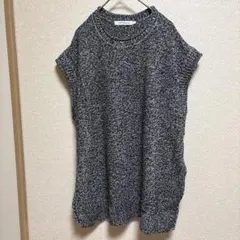 AMERICAN HOLIC ニットベスト ブラック・ホワイト