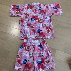 アンパンマン　ANPANMAN 甚平 100サイズ ピンク