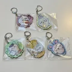 【即日匿名配送】ちいかわ ラメアクリルキーホルダー5 5点セット