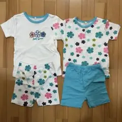 花柄　セットアップ　80㎝-100cm 4点セット まとめ売り　女の子