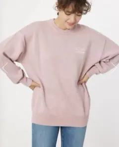 ロデオクラウンズ ワイドボウル RCS加工ニットトップス