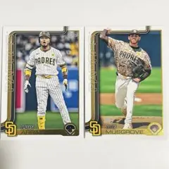 MLB topps パドレス Luis Arraez Joe Musgrove