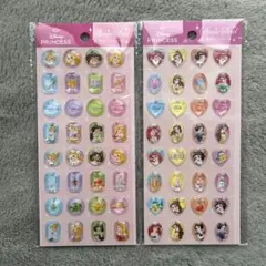 Disney プリンセス ストーンシール　2枚