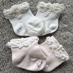 MIKI HOUSE ベビー靴下 2足 7-8