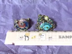 極美品 ANNA SUI アナスイ イヤリング カニ 巻貝