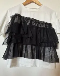 セレクトモカ　半袖トップス　ホワイト