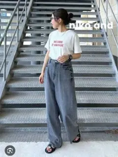 メゾンスペシャル ローウエスト フォトプリントデニムパンツ - メルカリ