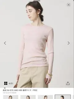 今期UNITED ARROWS テレコ カットソー　2026 アローズ