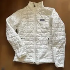 パタゴニア　ナノパフ　ジャケット　レディース　白