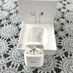 AirPods第二世代　充電ケース付き　箱・説明書付