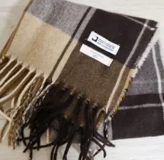 チェックマフラー