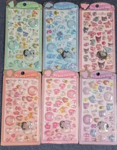 うるちゅる POPシール サンリオ 6枚セット