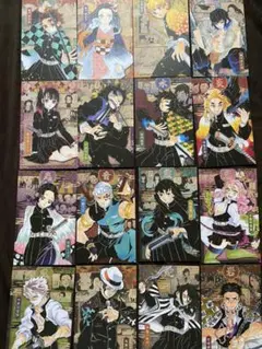 鬼滅の刃 未開封キャラクター4体セット&謹製絵葉書全16枚 鬼滅の刃ポストカード全16種セット(20巻特装版) 謹製絵葉書-追憶