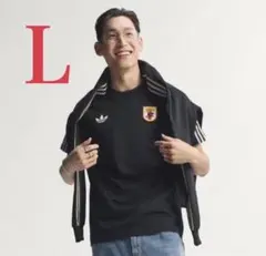 完売品】ラスト1点adidas サッカー日本代表 Tシャツ ブラック Lサイズ