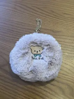 【未使用】タリーズコーヒー　ベアフル フラッフィーポーチ ＆ チュールバッグ