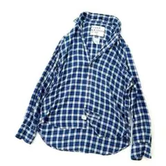 フランク＆アイリーン スキッパーシャツ チェック柄 EILEENモデル ブルーのサムネイル