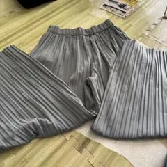 プリーツ ガウチョパンツ