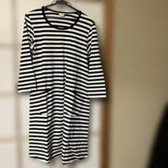 marimekko ストライプ ワンピースXS