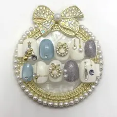 【現品ネイルチップ】クリスマスネイル