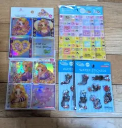 ピングーウォーター　　クレヨンしんちゃん　　 ラプンツェル　タイル調シール