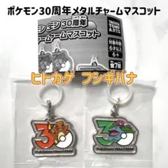 ポケモン 30周年 メタルチャームマスコット ヒトカゲ フシギバナ ガチャ