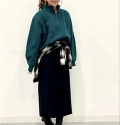 ヘビーウェイトスウェットハーフジッププルオーバー