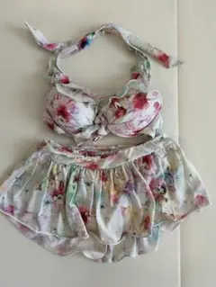 フラワープリント セパレート水着 Mサイズのサムネイル