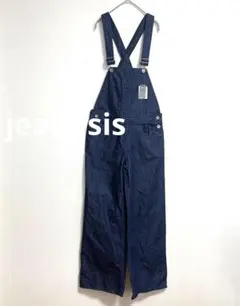 ジーナシス　オーバーオール　サロペット　デニム　濃紺　レディース　F