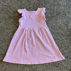 H&M ピンク 袖フリルワンピース