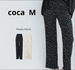 coca ドット柄プリーツパンツのサムネイル