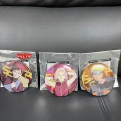 NARUTO疾風伝　缶バッジ　ナルト　我愛羅　さくら