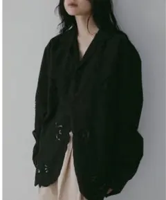 【AM購入即日発送】anuke Cutworkopencollarshirts