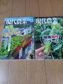 現代農業 4月号・5月号 2冊☆定価2200円☆ - メルカリ