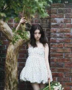 Randy ドットツイードバールーンセットアップ