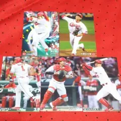♪2019♪プロ野球チップスカード♪広島東洋カープ♪５枚セット♪