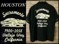極美品 ヒューストン 41318 SACRAMENTO ボーリング シャツ Lのサムネイル