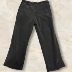 「最終価格極美品】ユニクロ×ニードルス フリースワイドパンツ ダークグレーXXL