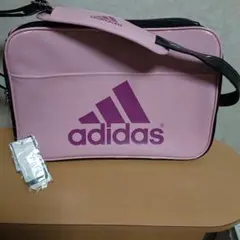 adidas アディダス エナメル ショルダーバッグ タグつき 値下げ