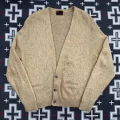 Alps モヘア混 カーディガン ベージュ ブラウン 60s - メルカリ