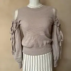 スナイデル☆べージュピンクニット