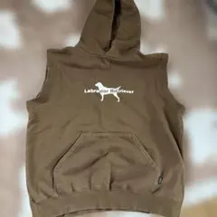 Labrador Retriever ノースリーブパーカー ブラウン Lのサムネイル