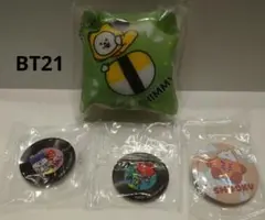 BT21 CHIMMYキーホルダー アクリルステッカー 缶バッチ BTS
