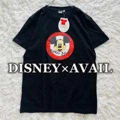 新品未使用タグ付 ディズニー アベイル レトロ ミッキープリント 半袖Tシャツ